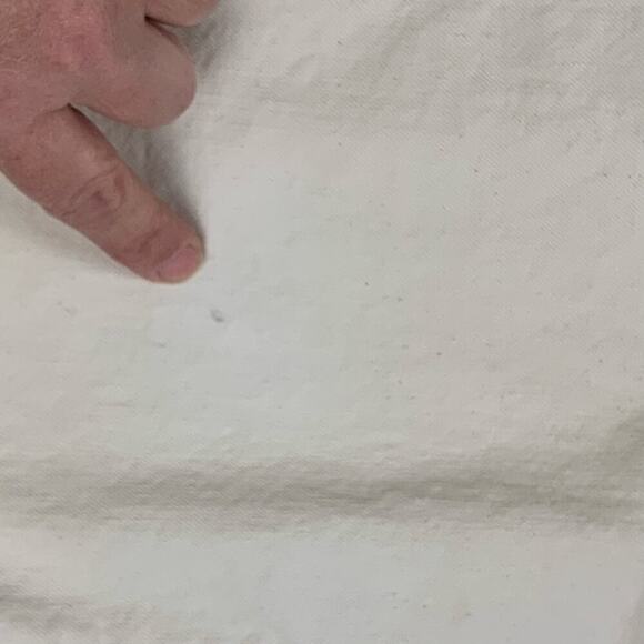 Isabel Marant Ivory Straight Leg Raw Hem Super High Rise Cropped Jeans FR36 US 4 - Picture 7 of 8